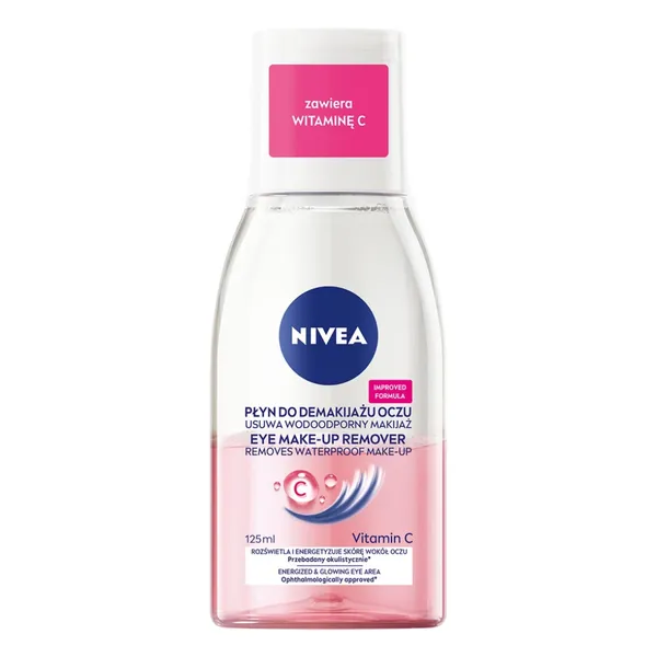 Puoselėjantis jautrių akių makiažo valiklis NIVEA, 125 ml