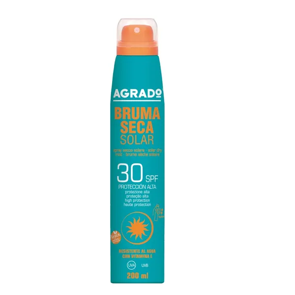 Purškiklis nuo saulės AGRDAO DRY MIST, SPF30, 200 ml