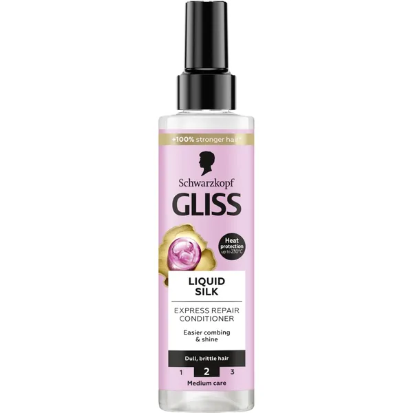 Purškiamas plaukų kondicionierius SCHWARZKOPF GLISS LIQUID SILK, 200 ml