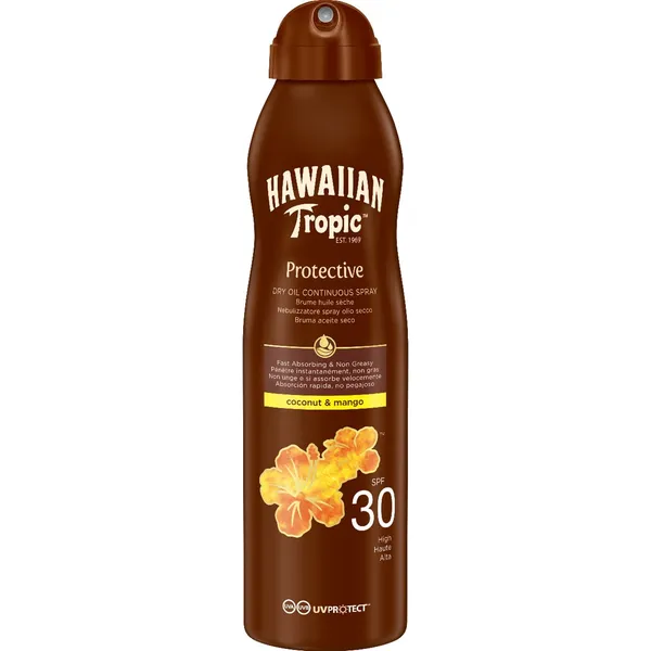 Purškiklis nuo saulės HAWAIIAN TROPIC SPF 30, 177 ml