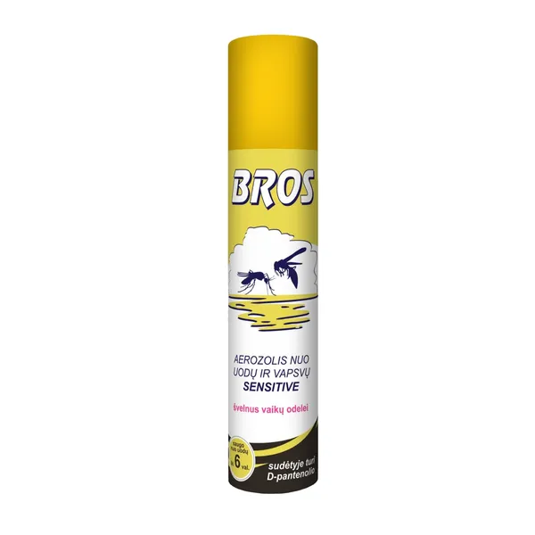 Purškiklis nuo uodų, vapsvų BROS, 90 ml