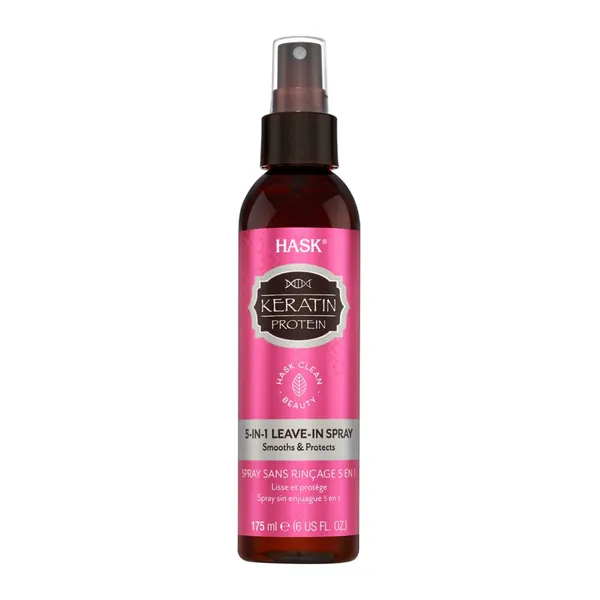 Purškiamas plaukų kondicionierius su keratinu HASK LEAVE 5in1, 175 ml