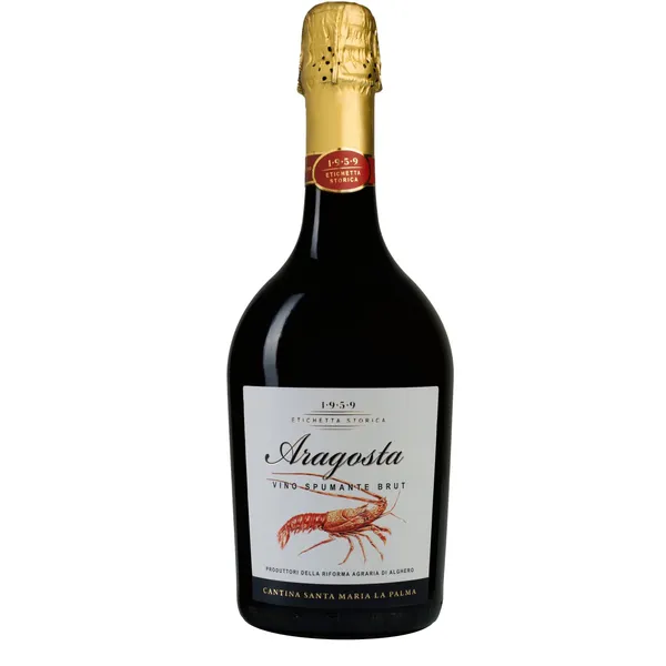 Putojantis sausas vynas ARAGOSTA SPUMANTE BRUT, 12 %, 0,75 l
