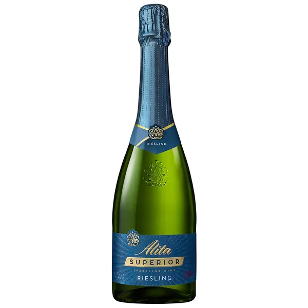 Putojantis vynas ALITA, Riesling, pusiau sausas, 11 %, 0,75 l