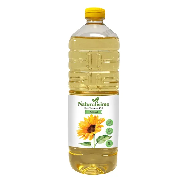 Rafinuotas saulėgrąžų aliejus NATURALISIMO, 1 l