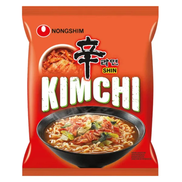 Greitai paruošiama RAMEN vermišelių sriuba su kimči KIMCHI RAMYUN NONGSHIM, 120 g