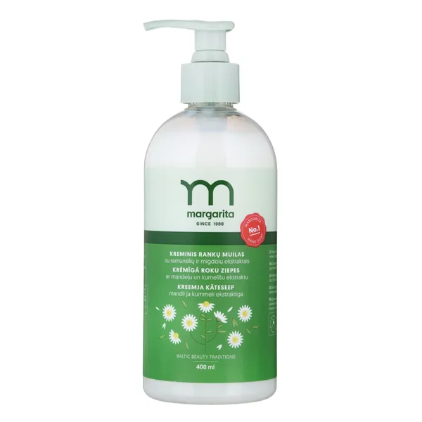 Rankų muilas su ramunėlėmis MARGARITA, 400 ml