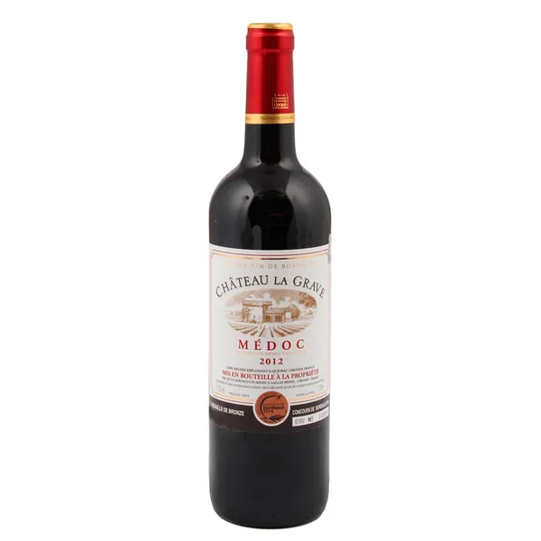 Raudonasis sausas vynas CHATEAU LA GRAVE, 14 %, 0,75 l