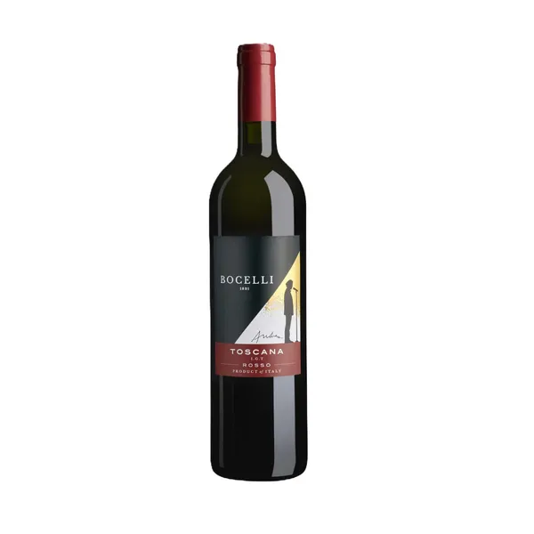 Raudonasis sausas vynas ANDREA BOCELLI TOSCANA ROSSO, 14 %, 0,75 l