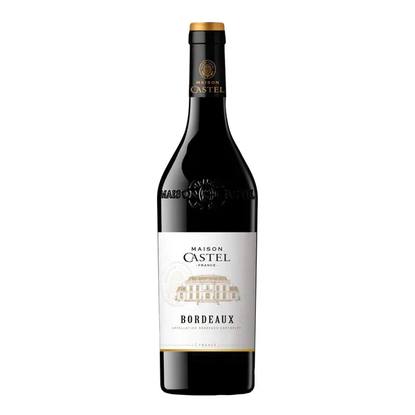 Raudonasis sausas vynas MAISON CASTEL BORDEAUX MERLOT, 14 %, 0,75 l