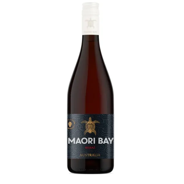 Raudonas sausas vynas MAORI BAY SHIRAZ, 14 %, 0,75 l