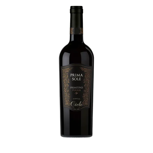 Raudonasis sausas vynas CIELO PRIMASOLE PRIMITIVO IGT PUGLIA, 0,75 l