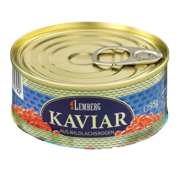 Raudonieji kuprių ikrai LEMBERG ALASKA GOLD, 95 g