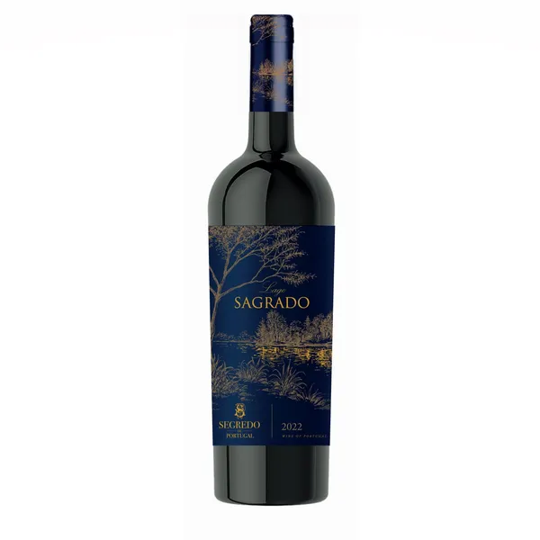 Raudonasis pusiau saldus vynas LAGO SAGRADO, 13% 0,75l