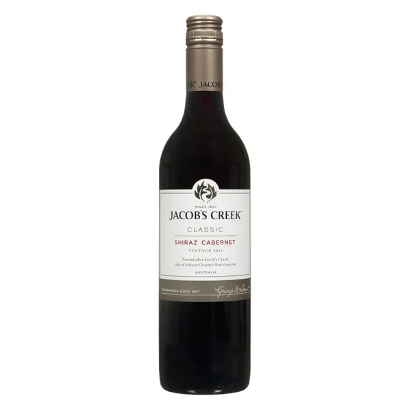 Raudonasis sausas vynas JACOB'S CREEK SHIRAZ CABERNET, 13,5% 0,75 l