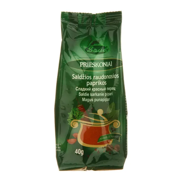 Raudonos saldžiosios paprikos SAUDA, 40 g