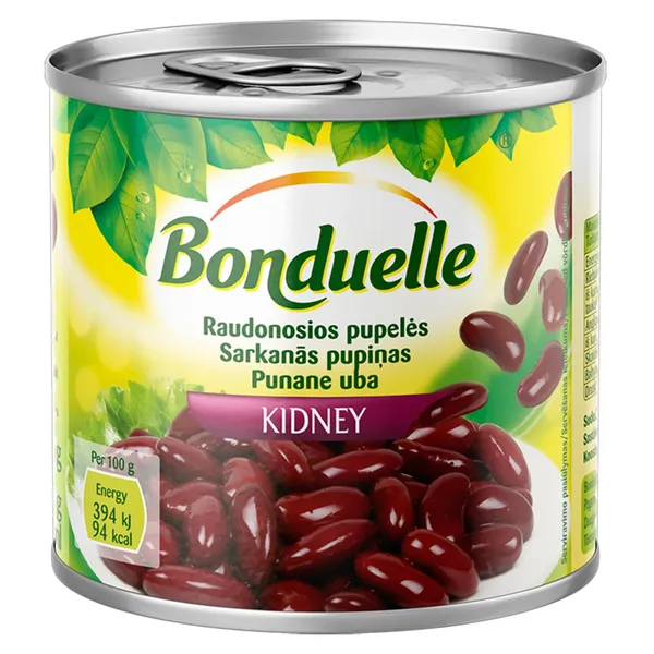 Raudonosios pupelės BONDUELLE KIDNEY, 400 g / 250 g