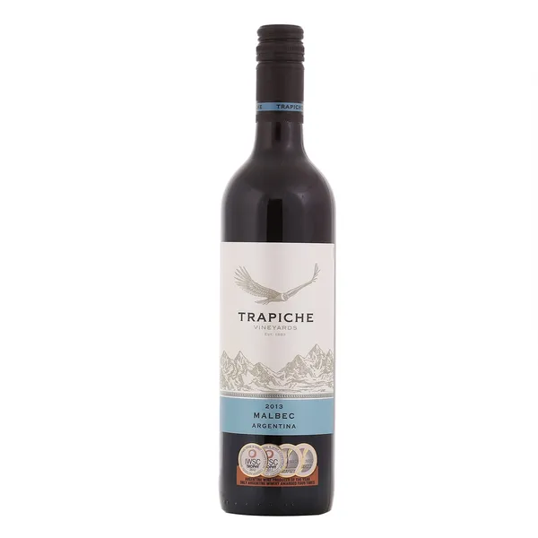 Raudonasis sausas vynas TRAPICHE MALBEC, 12,5%, 0,75 l