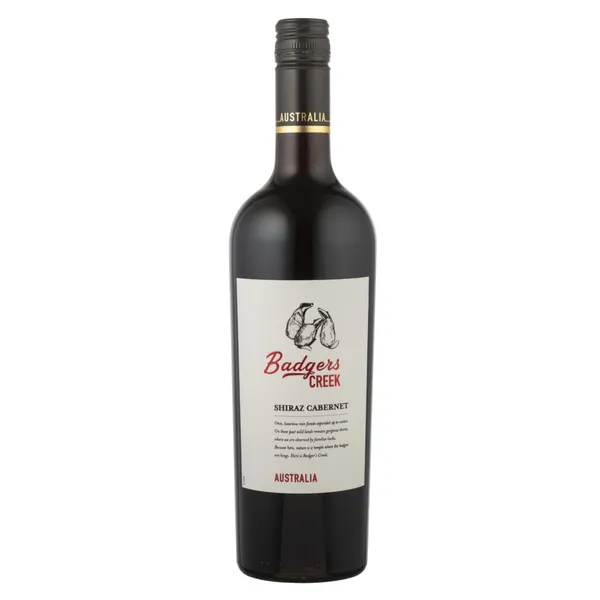 Raudonasis sausas vynas BADGERS CREEK SHIRAZ CABERNET, 0,75 l