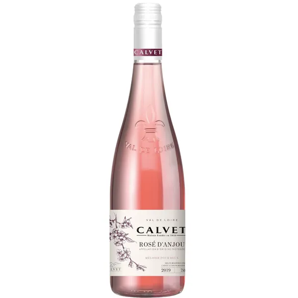 Rausvasis pusiau saldus vynas CALVET ROSE D'ANJOU, 11 %, 0,75 l