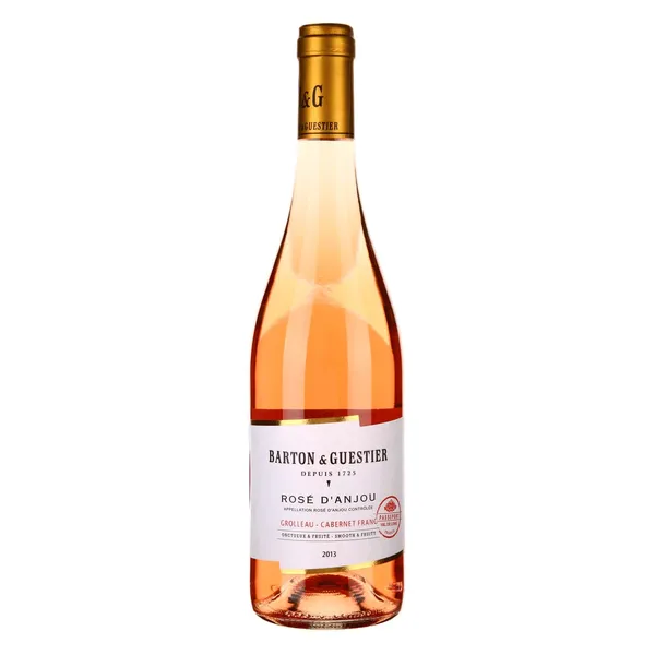 Rausvasisis pusiau sausas vynas BARTON & GUESTIER ROSE D'ANJOU, 0,75 l