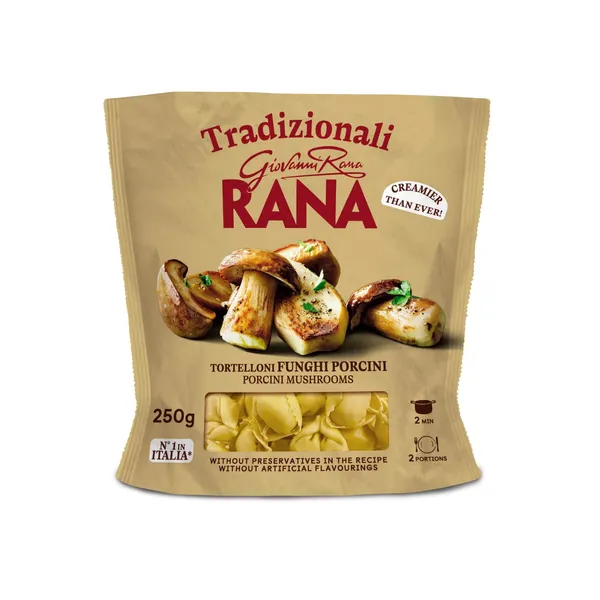 Ravioliai su sūriu ir pjaustytais grybais RANA, 250g