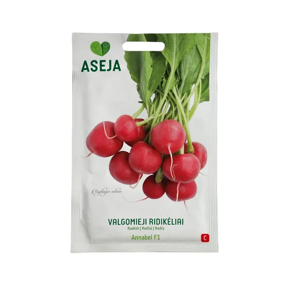 Ridikėlių sėklos ASEJA ANNABEL F1, 25 vnt., 20-0504 (C)