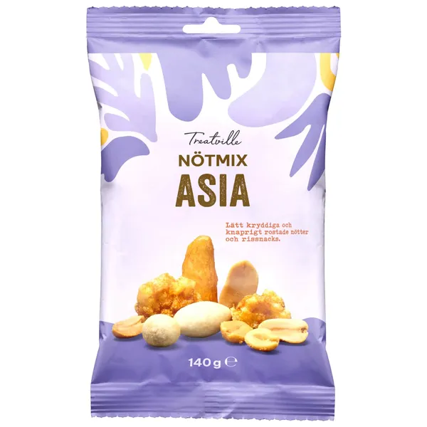 Riekstu un uzkodu maisījums ICA Asia 140g