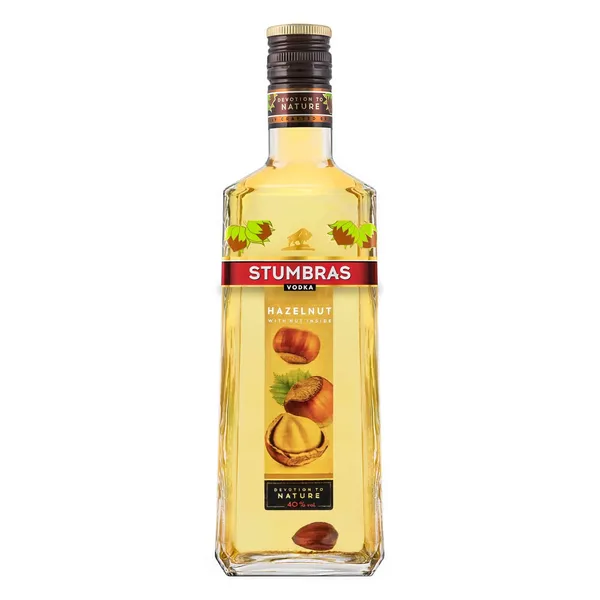 Riešutų skonio degtinė STUMBRAS VODKA, 40 %, 0,5 l