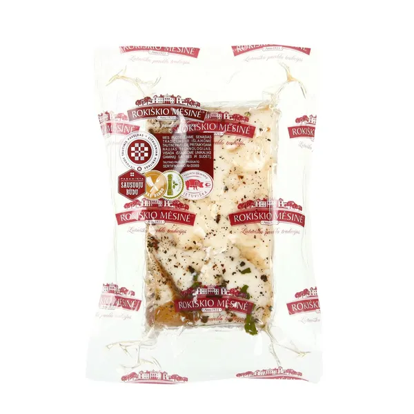 ROKIŠKIO sūdyti lašiniai, 1 kg. Aukščiausia rūšis