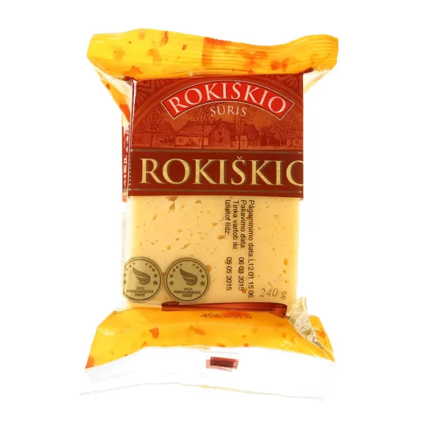 ROKIŠKIO sūris, 45 % rieb., 240 g