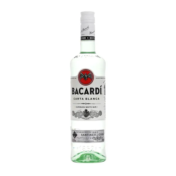 Romas BACARDI CARTA BLANCA 37,5%, 700 ml