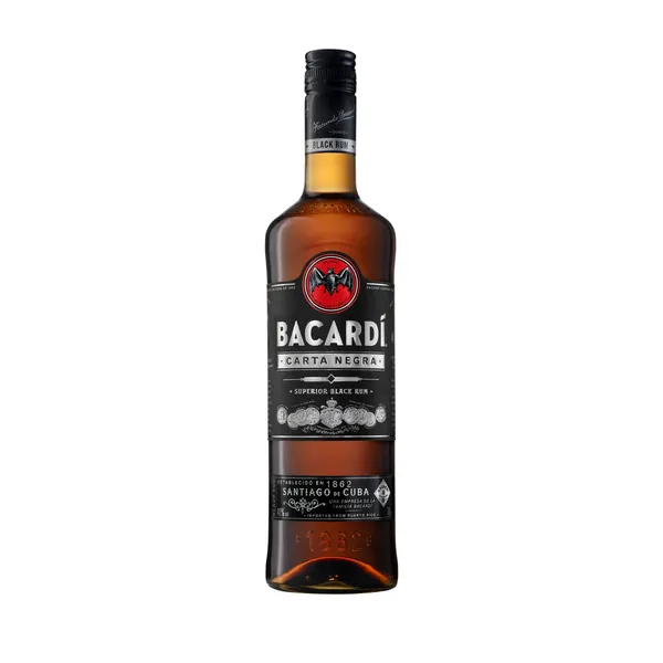 Romas BACARDI CARTA NEGRA (37,5%), 700 ml