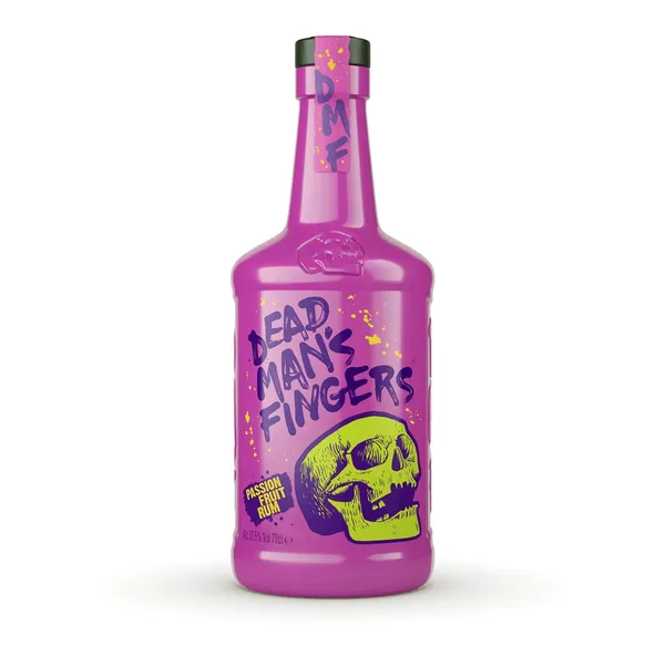 Romo ir pasiflorų skonio spiritinis gėrimas DEAD MAN'S FINGERS, PassionFruit, 37,5%, 0,7l