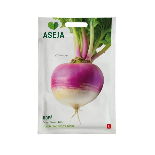 Ropių sėklos ASEJA PURPLE TOP WHITE GLOBE, 0,5 g, 20-0512 (E)