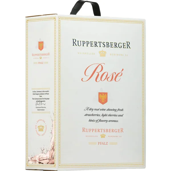 Rožinis pusiau sausas vynas RUPPERTSBERGER PFALZ ROSE, 11,5%, 3 l