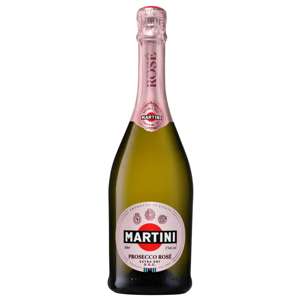 Rožinis putojantis sausas vynas MARTINI PROSECCO ROSE D.O.C., 0,75 l