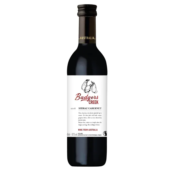 S.v. Badgers Creek Shiraz Caber. 13% 0,25l