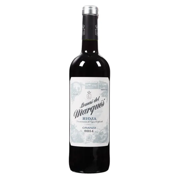 Raudonasis sausas vynas LOMAS DEL MARQUES RIOJA CRIANZA, 0,75 l