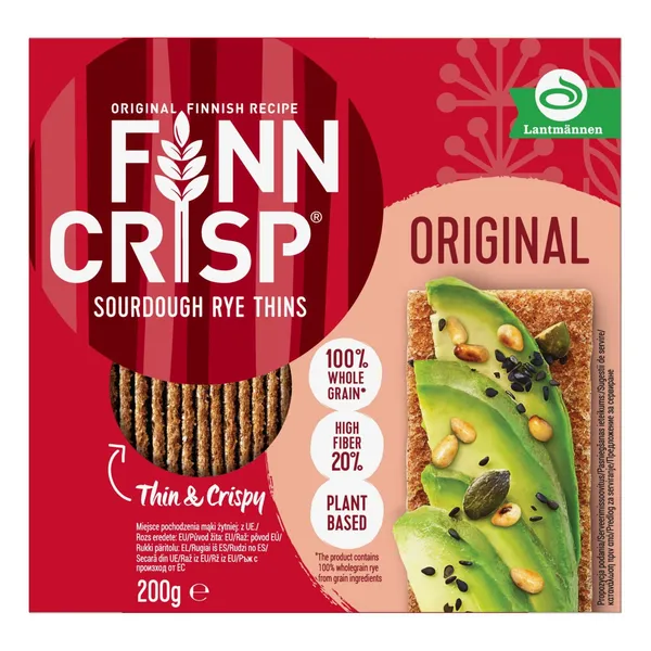 Duonos traškučiai FINN CRISP Original, 200 g