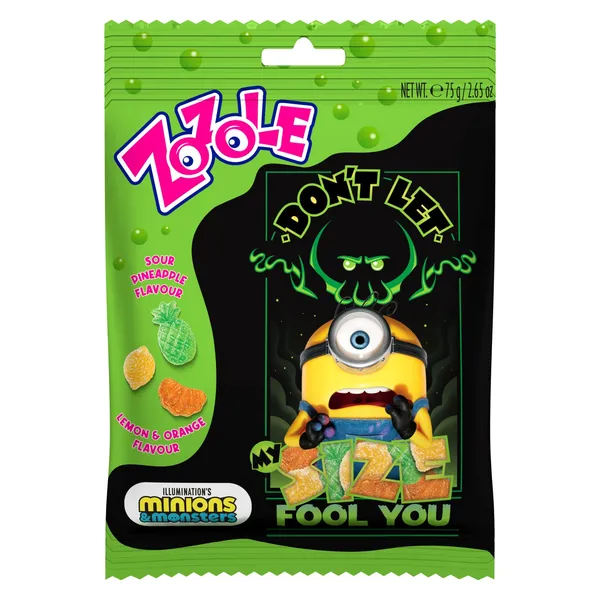 Rūgštūs guminukai ZOZOLE MINIONS, 75 g