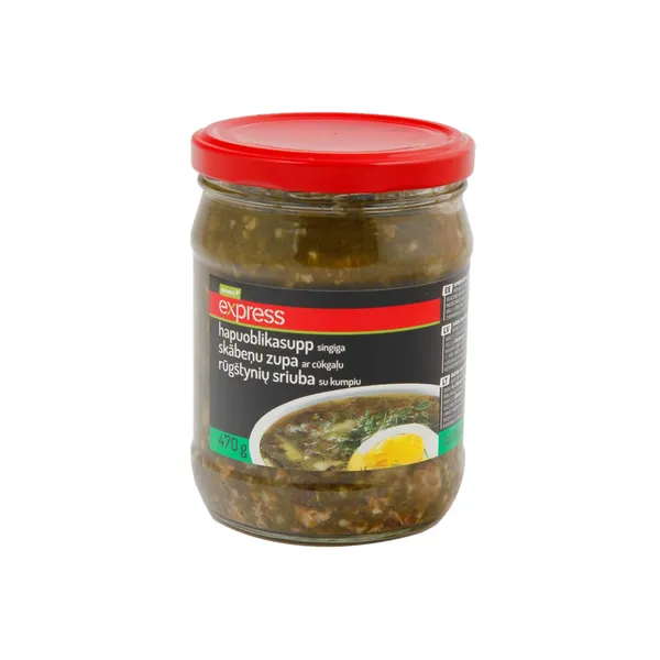 Skābeņu zupa ar cūkgaļu Rimi 470g