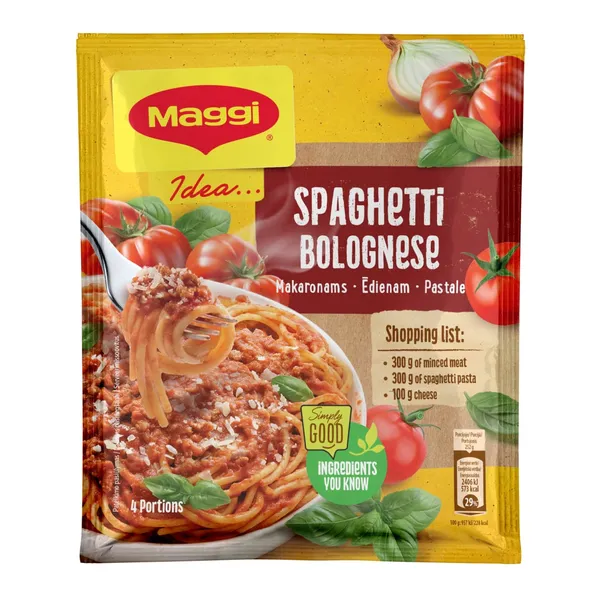 MAGGI® Idea...  Ruošinys makaronams ''Spaghetti Bolognese" 44g