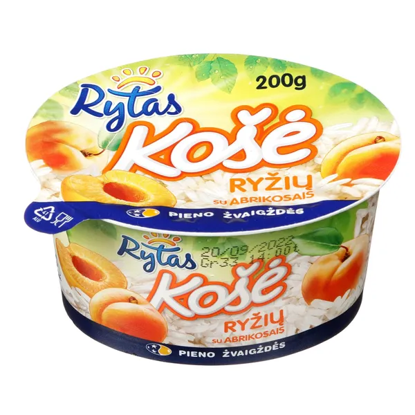 Ryžių košė RYTAS, su vanile, 200 g