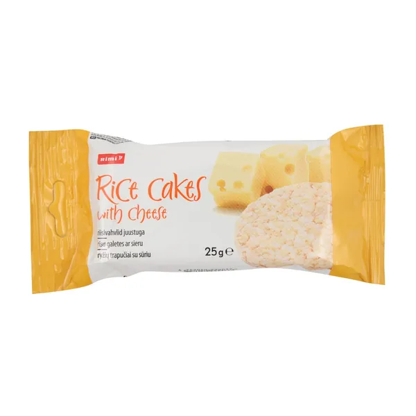 Rīsu galetes Rimi ar sieru 25g