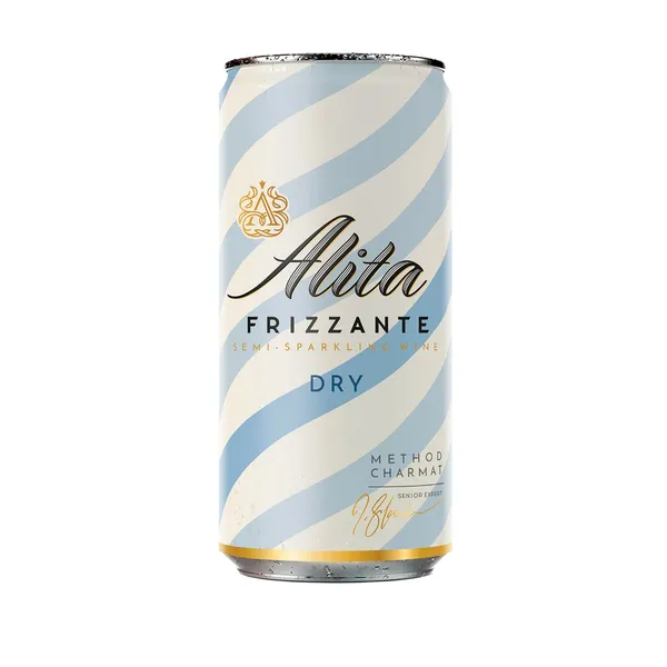 Sausas pusiau putojantis vynas ALITA FRIZZANTE, 8,5 %, 0,2 l
