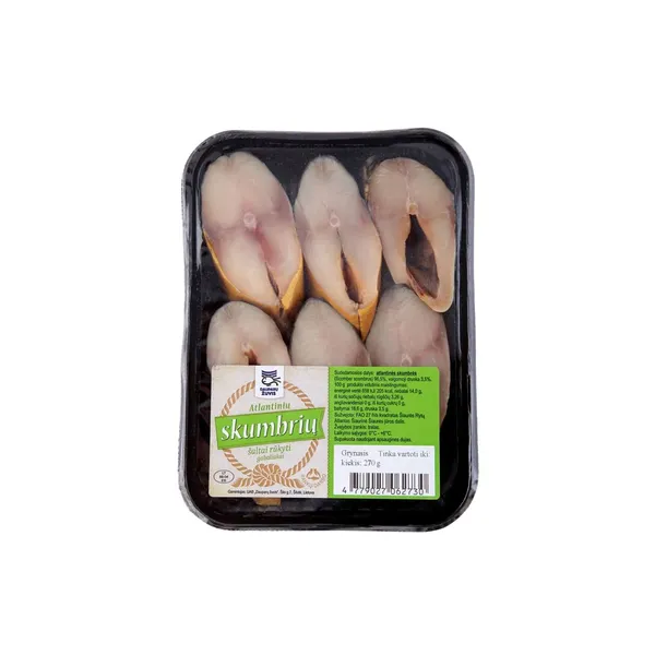 Atlantijas makreles gabali auksti kūpin. 270g