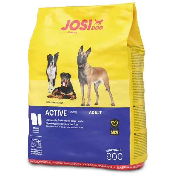 Sausas maistas aktyviems šunims JOSERA PREMIUM JOSIDOG Active, 900 g
