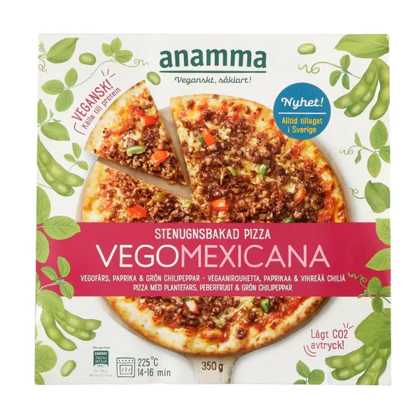 Šaldyta augalinės kilmės pica MEXICANA ANAMMA, 350 g