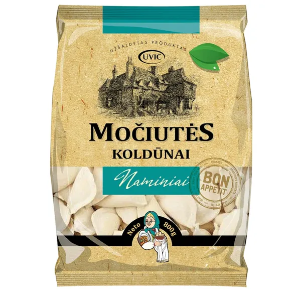 Šaldyti koldūnai su mėsa MOČIUTĖS NAMINIAI, 800 g